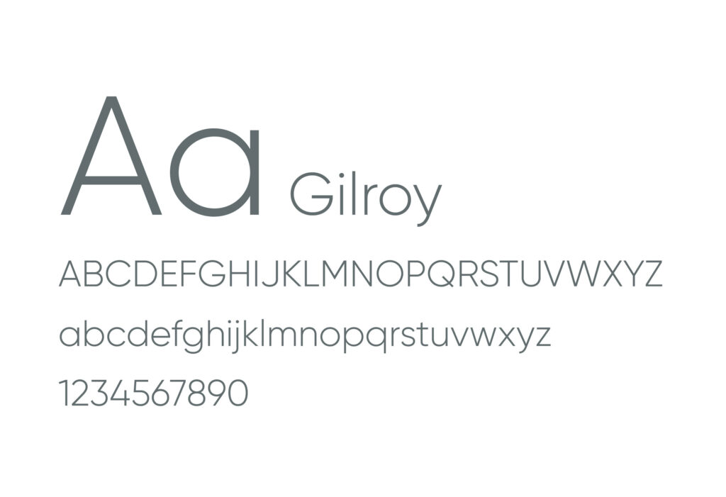 Font Design Gilroy